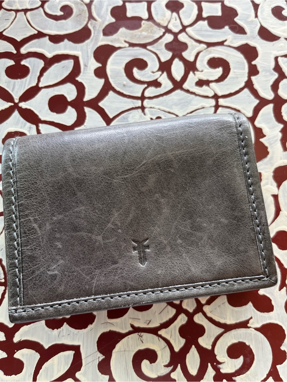 Frye Leather Wallet - Gray - Picture 5 of 9